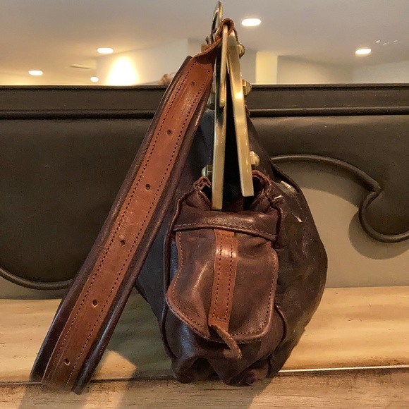 Rare Jas M. B. leather satchel - Picture 2 of 6